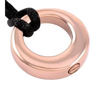 DOTUIARG Cremation Urn Ashes Circle Keepsake Memorial Jewelry Pendant Necklace
