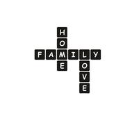 DOTUIARG Family Home Pattern Wall Sticker Living Room Background Decoration Mural English Proverbs Bedroom Decor Decals