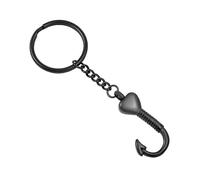 DOTUIARG Fishing Hook Cremation Keychain for Ashes Keepsake Memorial Jewelry for Women/Men