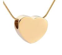 DOTUIARG Little Heart Ash Keepsake Urns Necklace Pet Dog Cat Memorial Urn Necklace Hold Ashes Cremation Jewelry Pendants Women