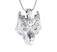 DOTUIARG Pendant Cremation Jewelry Stainless Steel Memorial Urn Necklace Human Pet Ashes Holder Keepsake for Loved One