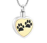 DOTUIARG Pet ashes cremation jewelry, stainless steel cross necklace, commemorative cremation urn, men's and women's