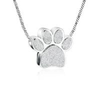 DOTUIARG Pet Paw Cremation Jewelry for Ashes Memorial Urn Necklace Dog Keepsake