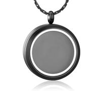 DOTUIARG Photo Frame Glass Necklaces Cremation Jewelry To Keep Loved One Ashes Keepsake Eternity Memorial Urn Pendant Locket Funeral