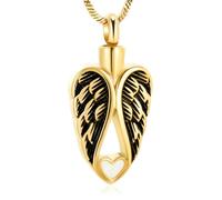 DOTUIARG stainless steel commemorative necklace, urn pendant, souvenir, beloved jewelry pendant