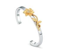 DOTUIARG Sun Flower Bracelet For Ashes Cremation Jewelry Love Eternity Ashes Urn Locket Bangles&Bracelets For Women