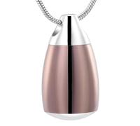 DOTUIARG Tear-drop Memroial Jewelry Memory Leave Pendant Hold Ashes Water Drop Cremation Urn Necklace For Pet/Human