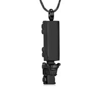 DOTUIARG Truck Urn Necklace for Ashes for Men Cremation Jewelry Ashes Holder Memorial Keepsake Necklace
