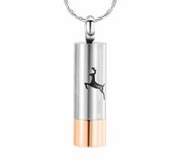 DOTUIARG Two tone Cylinder Urn For Ashes Pattern Cremation Jewelry Loss Of Pet Memorial Ashes Locket Souvenir