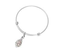 DOTUIARG Urn Bracelet for Ashes Water Droplets Cremation Bracelet Hollow Stainless Steel Keepsake Memorial Ashes Bracelet for Women Men