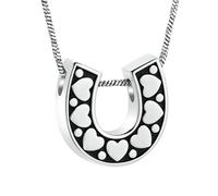 DOTUIARG Urn Necklace for Ashes Heart Cremation Jewelry for Human Pet Ashes Pendant Stainless Steel Keepsake Memorial for Jewelry