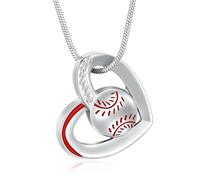 DOTUIARG Urn Necklace for Ashes Heart Cremation Jewelry Stainless Steel Memorial Ashes Pendant Keepsake Necklace Jewelry for Women Men