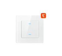 Dotykowy Włącznik Światła WiFi Avatto N-TS10-W2 Podwójny TUYA (biały)