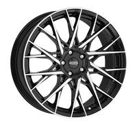 ALLOY WHEEL DOTZ FUJI DARK FOR PEUGEOT 2008 7.5X18 4X108 BLACK/POLISHED 7VO
