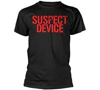 douba Stiff Little Fingers Suspect Device Black T Shirt BlackXL Black XXL