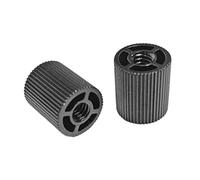 Double 1/4-20 Female Thread Connectors 1/4 Screw Converter For Photography Equipment Aluminum Tripod Barrels Nut Adapter Through Hole Double Female Adapter