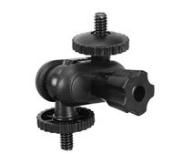 Double 1/4inch Male Threaded Screw Adapter Double Head Studs For DSLR Cameras And Microphones Attachments Camera Cage Accessory