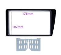 Double 2 Din Car Radio Fascia for 2001-2005 Compatible with Civic LHD Dash Mount DVD Frame Auto Stereo Adaptor Navigation frame