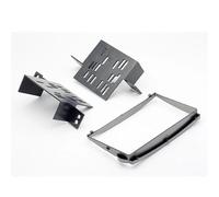 Double 2 Din Car Radio Fascia For Hyundai H1 For Starex For iLoad i800 For iMax Headunit Dash Kit Facia Face Plate Panel Frame(Silver)