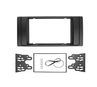 Double 2 Din Fascia Radio CD DVD Stereo Player Panel Dash Mount Trim Kit Surrounded Audio Frame For 5-Series E53 X5 E39