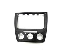 Double 2 Din Radio Frame Audio Fascia For Skoda For Yeti 2009-2017 Car Refitting DVD Frame DVD Panel Dash Kit Car Radio Fascia(Auto AC)
