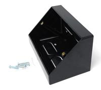 Double 2-Gang Surface Mount Pattress Electrical Back Box - 45° Angled for Faceplates, Workbench Applications (146mm x 85mm)