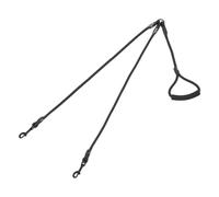 Double 2 Way Rope Dog Pet Lead Leash Handle Splitter Coupler Clip for Collar