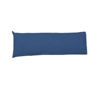 (Double 4.5Ft (54"), Mid Blue) Long Bolster Body Pillow with Free Case Amigozone