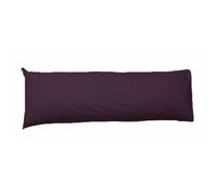 (Double 4.5Ft (54"), Plum) Long Bolster Body Pillow with Free Case Amigozone