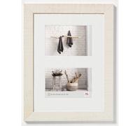 walther Design Picture Frame Cream White 2X 10x15 cm Gallery with PassepArtout, Home Wooden Frame HO215W