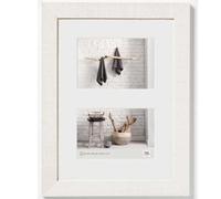 Double 7x5 inch Photo Frame Polar White - Walther Home 14x10 inch
