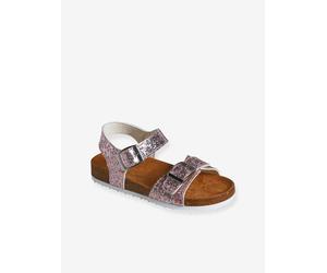 Double Adjustable Buckle Sandals for Children, Designed for Autonomy multicoloured