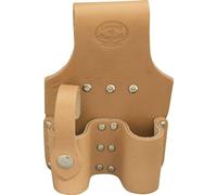 Double Adjustable Spanner Holder - Tan Leather - Connell of Sheffield