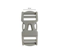 Double adjustment buckle VAUDE 20 mm Gris TU