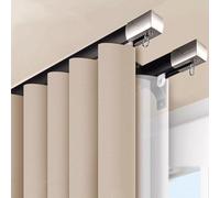 Double ain Track SystemWhisperQuiet Rollers for Effortless Sliding Easy InstallatIdeal Room Divider for Living Rooms Bedrooms Hotels Hospitals4. Length