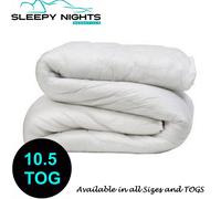 (Double) All Year Round Duvet 10.5 Tog Non Allergenic Hollowfibre Corovin Quilt