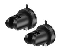 Double Angles Shower Holders Tool Without Installation Silicone Suction Wall Mount Brackets for Standard Showers Heads Handheld Shower Head Stand