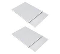 Double anodised aluminium frying pan, 35 x 25 cm, stable cookie sheets, food grade surfaces, easy cleaning for home bakeries, set of pans