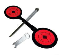 Double Auto Reset Targets for Hunting Training Equipped with For 360 Degree Rotation Pad Carbon Steel Construction