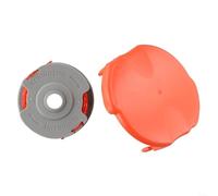 Double Autofeed Spool & Line with-Cap-Cover for FlyMo String Trimmer Parts, Compatible with for CONTOUR 500XT 700 Power Trim 500 700 Minitrim Auto Reel Kit