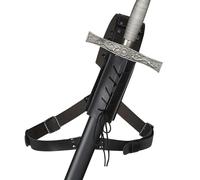 Double Back Scabbard PU Leather Beam Sheath Holder Belt