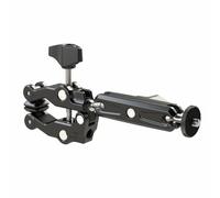 Double Ball Head Mounting Clip, Super Strong Clamp Mount with Adjustable Rotation, Design for Photographic Equipment, Adjustable Clamp Mount