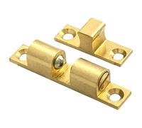 Double Ball Roller Cupboard Catch 70 x 12.5mm 56mm Fixing Centres Self Colour