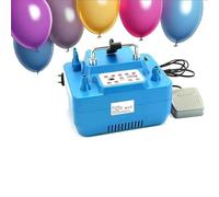 Double Balloon Pump Electric Inflator - Portable Dual Nozzle Electric Air Pump Blower Machine, Inflador De Globos Electrica for Party, Wedding, Latex & Foil Balloons