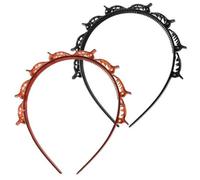 Double Bangs Hairstyle Hairpin, 2 Teeth Comb Hair Hoop Headband With Clips Attached, Double Layer Twist Plait Headband Hairs Tools Hollow Woven Sectional Clip Headband, D-iy Hairpin Headbands