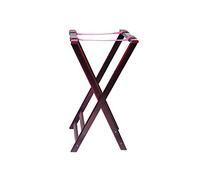 Double Bar Wood Tray Stand (Mahogany)