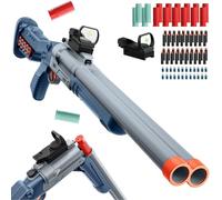 Double Barrel Shotgun Toy for Boys - Soft Bullet Toy Foam Blaster with Shell Ejection, Toy Gun Foam Dart Blaster with Suction Dart and Catridge