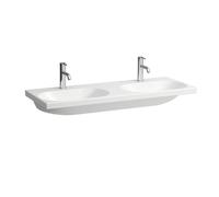 Double Basin Laufen LUA 2 holes 1200x180x460mm White