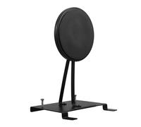Double Bass Drum Pedal Practice Pad for Kick Training Steel | Portable, Space Saving Footprint, Pre Show the Go Practice, Black Coated Smooth Finish Random Color