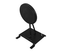 Double Bass Drum Practice Pad for Pedal Technique Training Black Steel | Quiet Footwork Practice, Authentic Feel for Home Studio the Go Drummers, Smooth Coated Finish Random Color